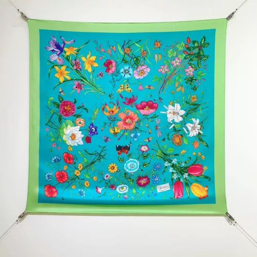 Gucci Silk Squares #1338021 $64.00 USD, Wholesale Replica Gucci Scarf