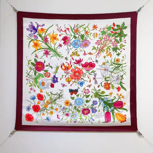 Gucci Silk Squares #1338026 $64.00 USD, Wholesale Replica Gucci Scarf