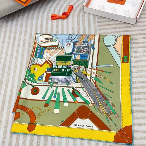 Replica Hermes Silk Square #1338157 $64.00 USD for Wholesale