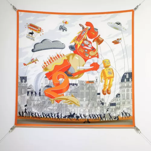 Hermes Silk Square #1338171 $64.00 USD, Wholesale Replica Hermes Scarf