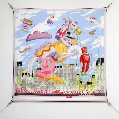 Hermes Silk Square #1338172 $64.00 USD, Wholesale Replica Hermes Scarf