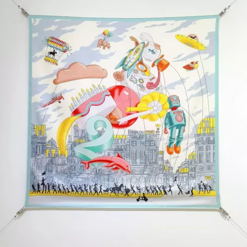 Hermes Silk Square #1338173 $64.00 USD, Wholesale Replica Hermes Scarf