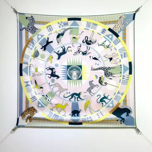 Hermes Silk Square #1338211 $64.00 USD, Wholesale Replica Hermes Scarf