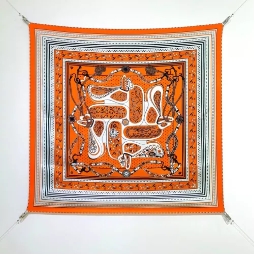 Hermes Silk Square #1338221 $64.00 USD, Wholesale Replica Hermes Scarf