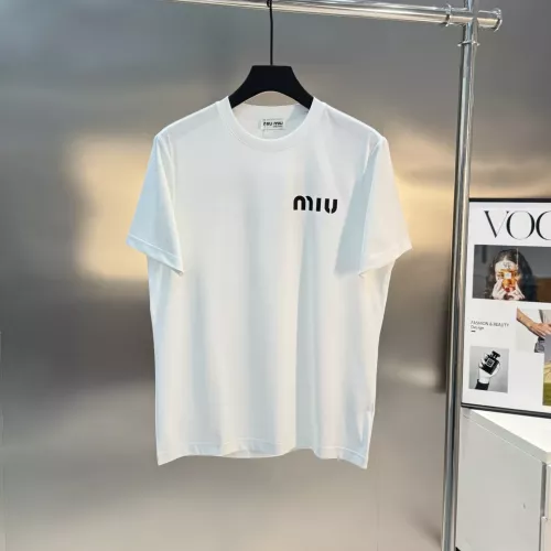 MIU MIU T-Shirts Short Sleeved For Men #1338366 $92.00 USD, Wholesale Replica MIU MIU T-Shirts
