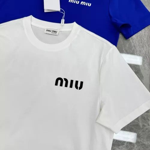Replica MIU MIU T-Shirts Short Sleeved For Men #1338366 $92.00 USD for Wholesale