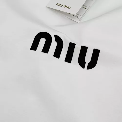 Replica MIU MIU T-Shirts Short Sleeved For Men #1338366 $92.00 USD for Wholesale