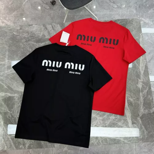 Replica MIU MIU T-Shirts Short Sleeved For Men #1338367 $92.00 USD for Wholesale