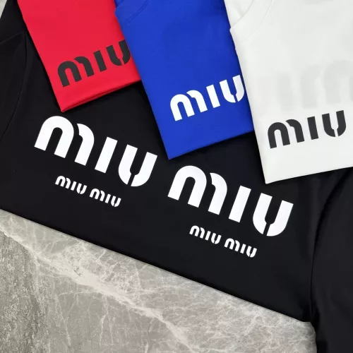 Replica MIU MIU T-Shirts Short Sleeved For Men #1338367 $92.00 USD for Wholesale