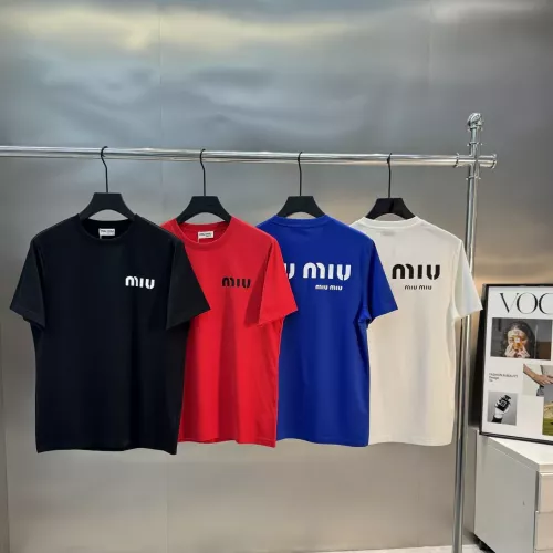 Replica MIU MIU T-Shirts Short Sleeved For Men #1338367 $92.00 USD for Wholesale
