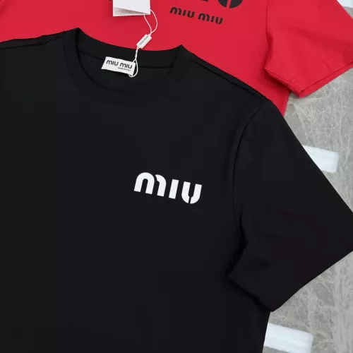 Replica MIU MIU T-Shirts Short Sleeved For Men #1338367 $92.00 USD for Wholesale