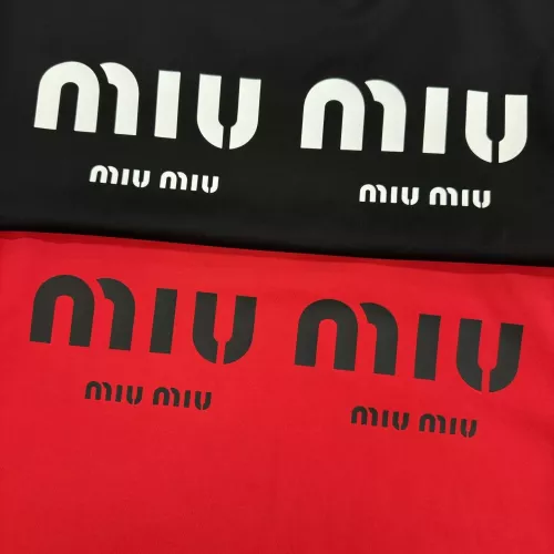 Replica MIU MIU T-Shirts Short Sleeved For Men #1338367 $92.00 USD for Wholesale