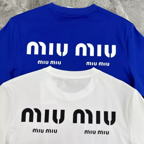 Replica MIU MIU T-Shirts Short Sleeved For Men #1338368 $92.00 USD for Wholesale