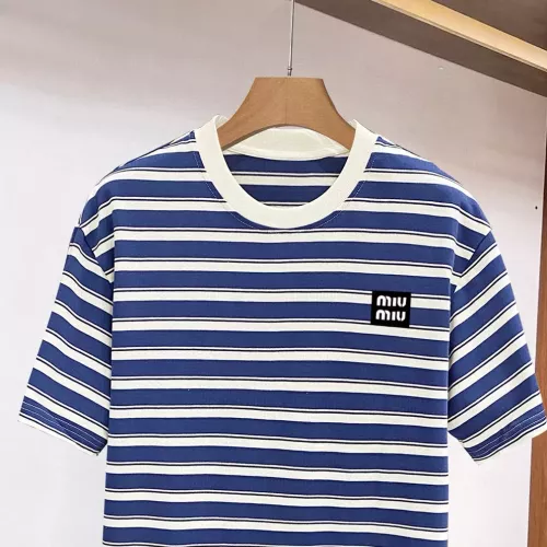 Replica MIU MIU T-Shirts Short Sleeved For Men #1338376 $96.00 USD for Wholesale