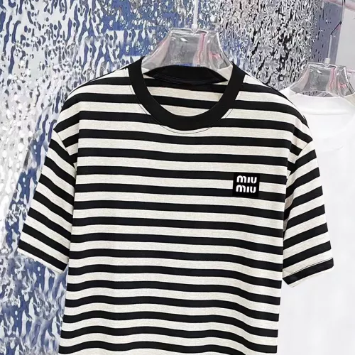Replica MIU MIU T-Shirts Short Sleeved For Men #1338377 $96.00 USD for Wholesale