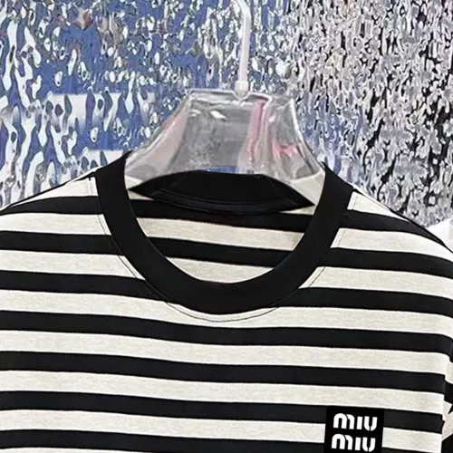 Replica MIU MIU T-Shirts Short Sleeved For Men #1338377 $96.00 USD for Wholesale