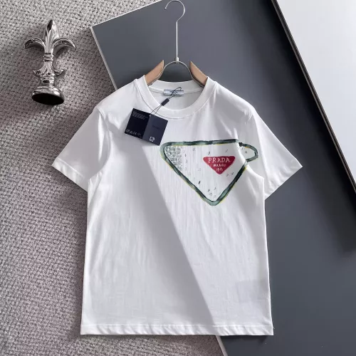 Prada T-Shirts Short Sleeved For Men #1338385 $85.00 USD, Wholesale Replica Prada T-Shirts