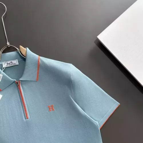 Replica Hermes T-Shirts Short Sleeved For Men #1338398 $68.00 USD for Wholesale
