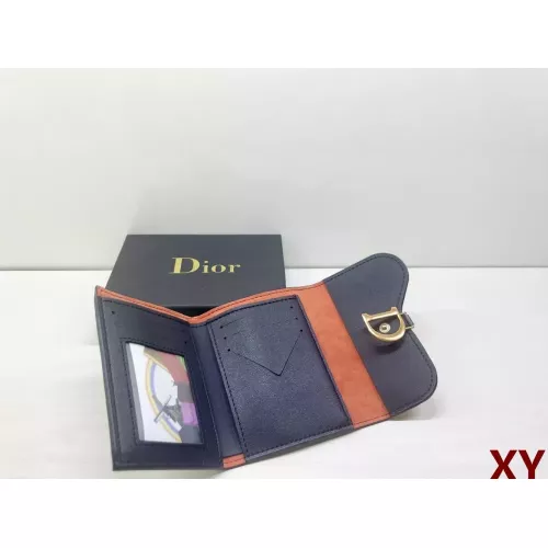 Replica Christian Dior Wallets For Women #1338608 $17.00 USD for Wholesale