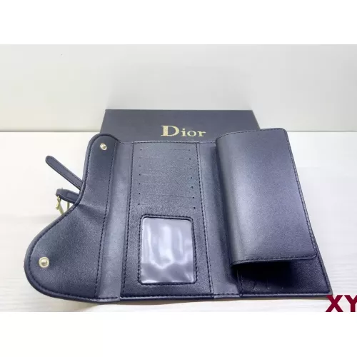 Replica Christian Dior Wallets For Women #1338609 $19.00 USD for Wholesale