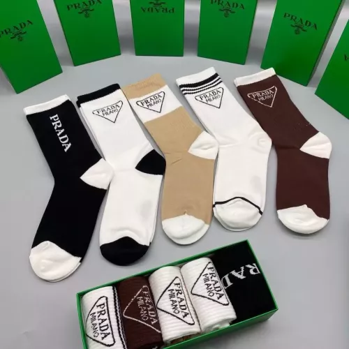 Prada Socks #1338613 $29.00 USD, Wholesale Replica Prada Socks