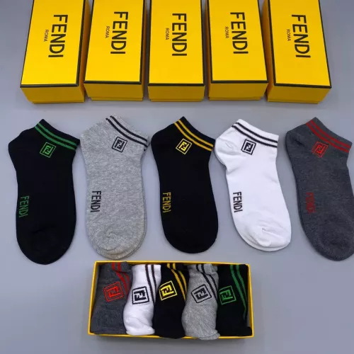 Fendi Socks #1338617 $27.00 USD, Wholesale Replica Fendi Socks