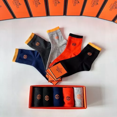 Replica Hermes Socks #1338635 $27.00 USD for Wholesale