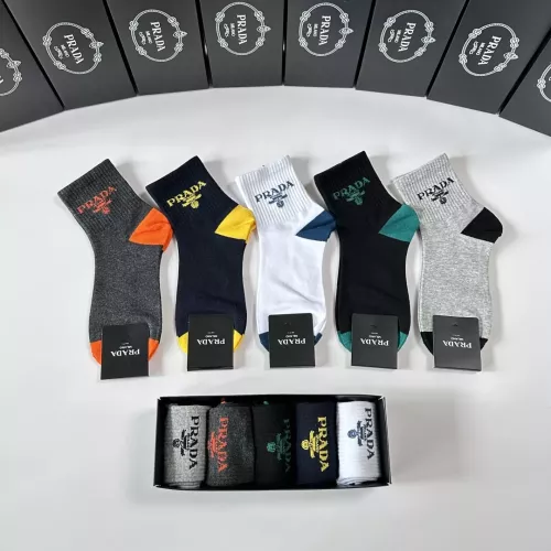 Prada Socks #1338636 $27.00 USD, Wholesale Replica Prada Socks