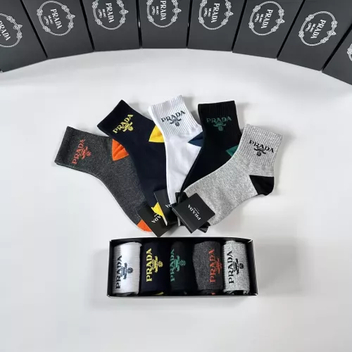 Replica Prada Socks #1338636 $27.00 USD for Wholesale