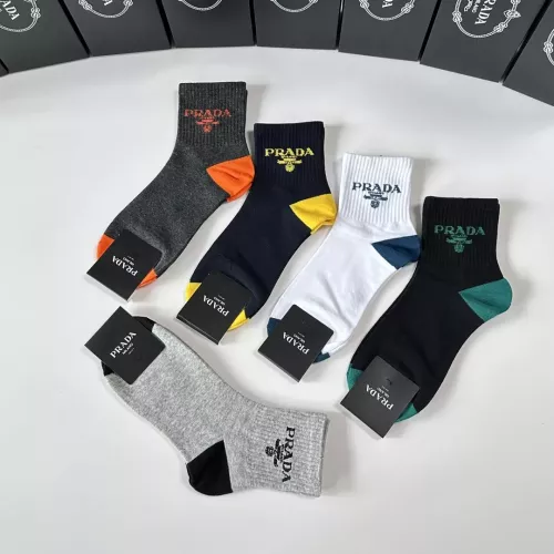 Replica Prada Socks #1338636 $27.00 USD for Wholesale