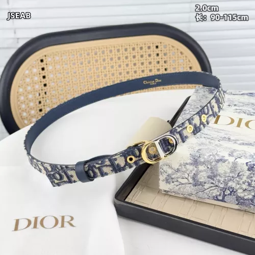 Christian Dior AAA Quality Belts In 2.0cm For Women #1338918 $48.00 USD, Wholesale Replica Christian Dior AAA Quality Belts