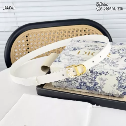Christian Dior AAA Quality Belts In 2.0cm For Women #1338919 $48.00 USD, Wholesale Replica Christian Dior AAA Quality Belts