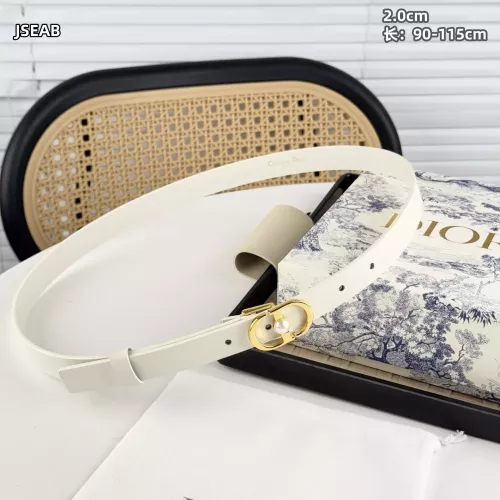 Christian Dior AAA Quality Belts In 2.0cm For Women #1338921 $48.00 USD, Wholesale Replica Christian Dior AAA Quality Belts