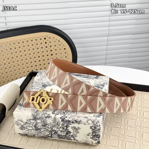 Replica Christian Dior AAA Quality Belts In 3.5cm For Unisex #1338932 $52.00 USD for Wholesale
