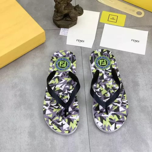 Fendi Slippers For Men #1339581 $48.00 USD, Wholesale Replica Fendi Slippers
