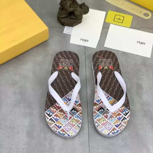 Fendi Slippers For Men #1339582 $48.00 USD, Wholesale Replica Fendi Slippers
