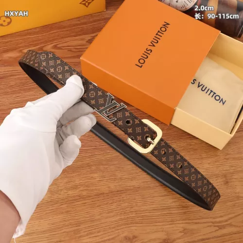 Louis Vuitton AAA Quality Belts In 2.0cm For Women #1339585 $72.00 USD, Wholesale Replica Louis Vuitton AAA Quality Belts