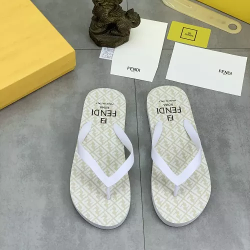 Fendi Slippers For Men #1339587 $48.00 USD, Wholesale Replica Fendi Slippers
