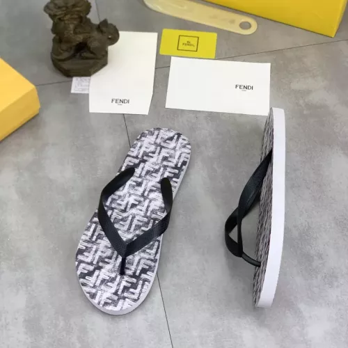 Replica Fendi Slippers For Men #1339593 $48.00 USD for Wholesale