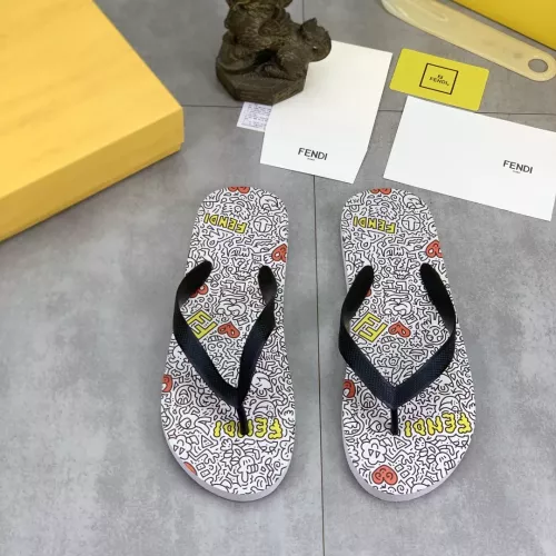 Fendi Slippers For Men #1339595 $48.00 USD, Wholesale Replica Fendi Slippers