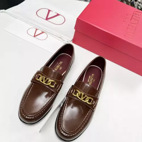 Replica Valentino Leather Shoes For Women #1339618 $102.00 USD for Wholesale
