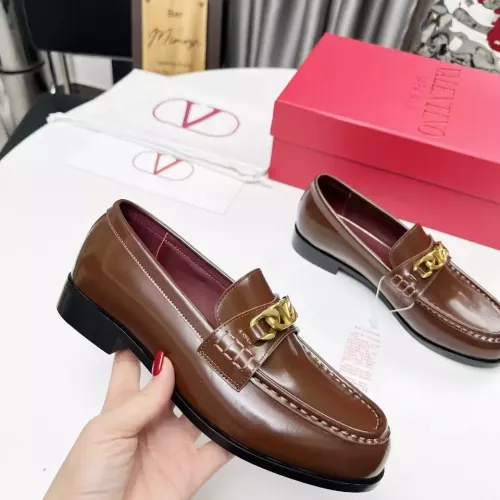 Replica Valentino Leather Shoes For Women #1339618 $102.00 USD for Wholesale