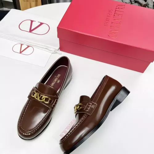 Replica Valentino Leather Shoes For Women #1339618 $102.00 USD for Wholesale