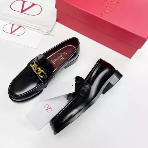 Valentino Leather Shoes For Women #1339623 $102.00 USD, Wholesale Replica Valentino Leather Shoes
