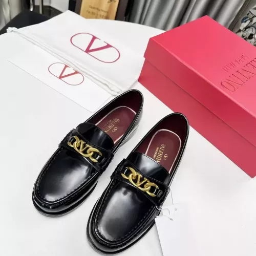 Replica Valentino Leather Shoes For Women #1339623 $102.00 USD for Wholesale