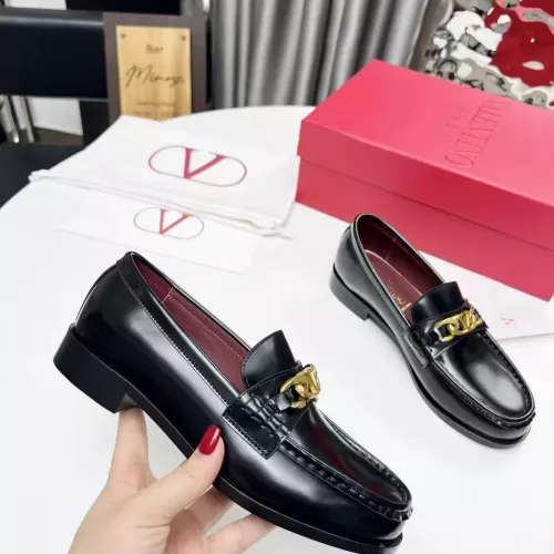 Replica Valentino Leather Shoes For Women #1339623 $102.00 USD for Wholesale