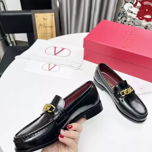 Replica Valentino Leather Shoes For Women #1339623 $102.00 USD for Wholesale