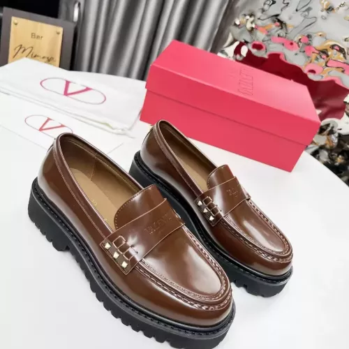 Replica Valentino Leather Shoes For Women #1339624 $102.00 USD for Wholesale