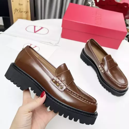 Replica Valentino Leather Shoes For Women #1339624 $102.00 USD for Wholesale