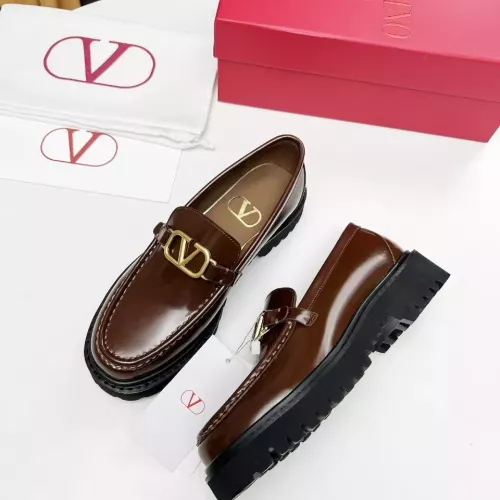 Valentino Leather Shoes For Women #1339626 $102.00 USD, Wholesale Replica Valentino Leather Shoes